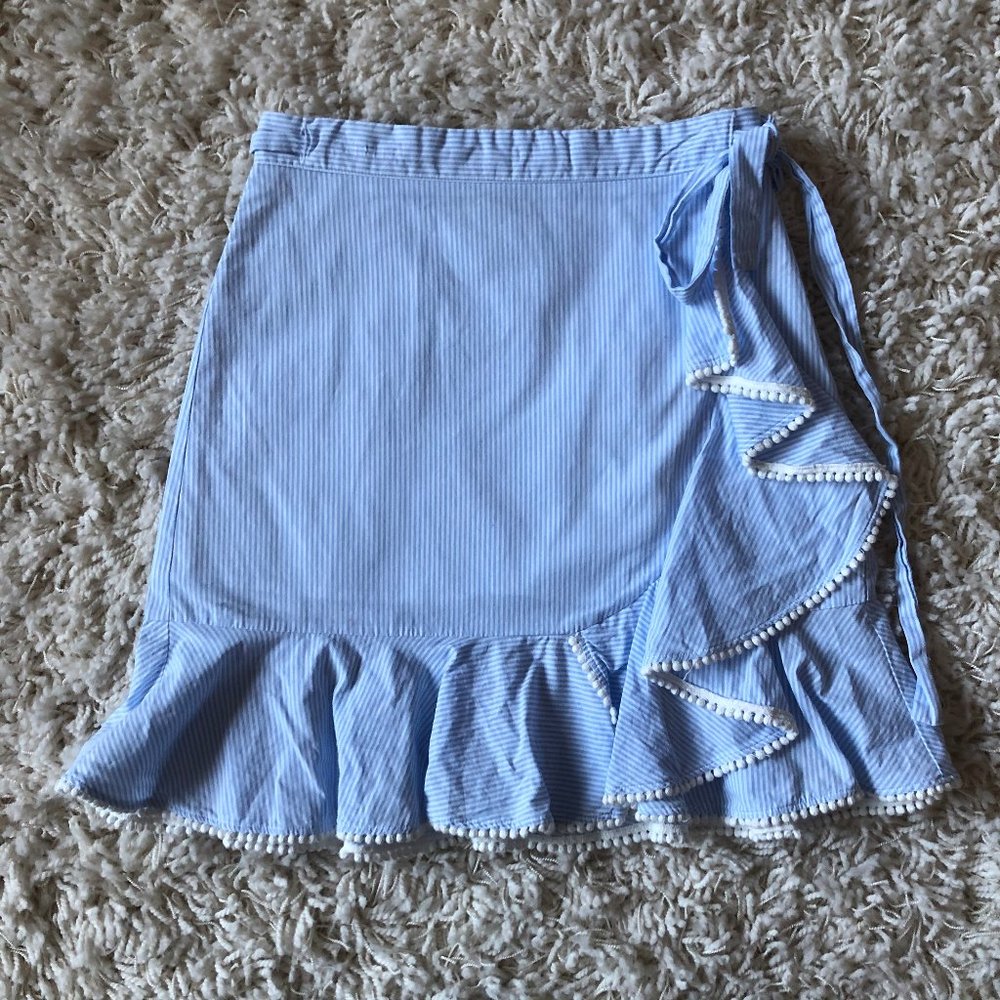 AQUA Ruffle Mini Skirt